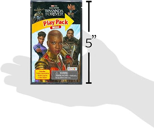 Miniatura 3 de Black Panther - Tarjetas de San Valentín para la escuela de niños, paquete de 24 juegos de actividades de Marvel con etiquetas, regalos de San