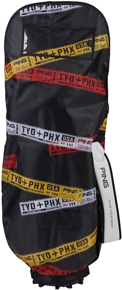 PING ピン ローリングトラベルカバー トラベルバッグ ガンメタル