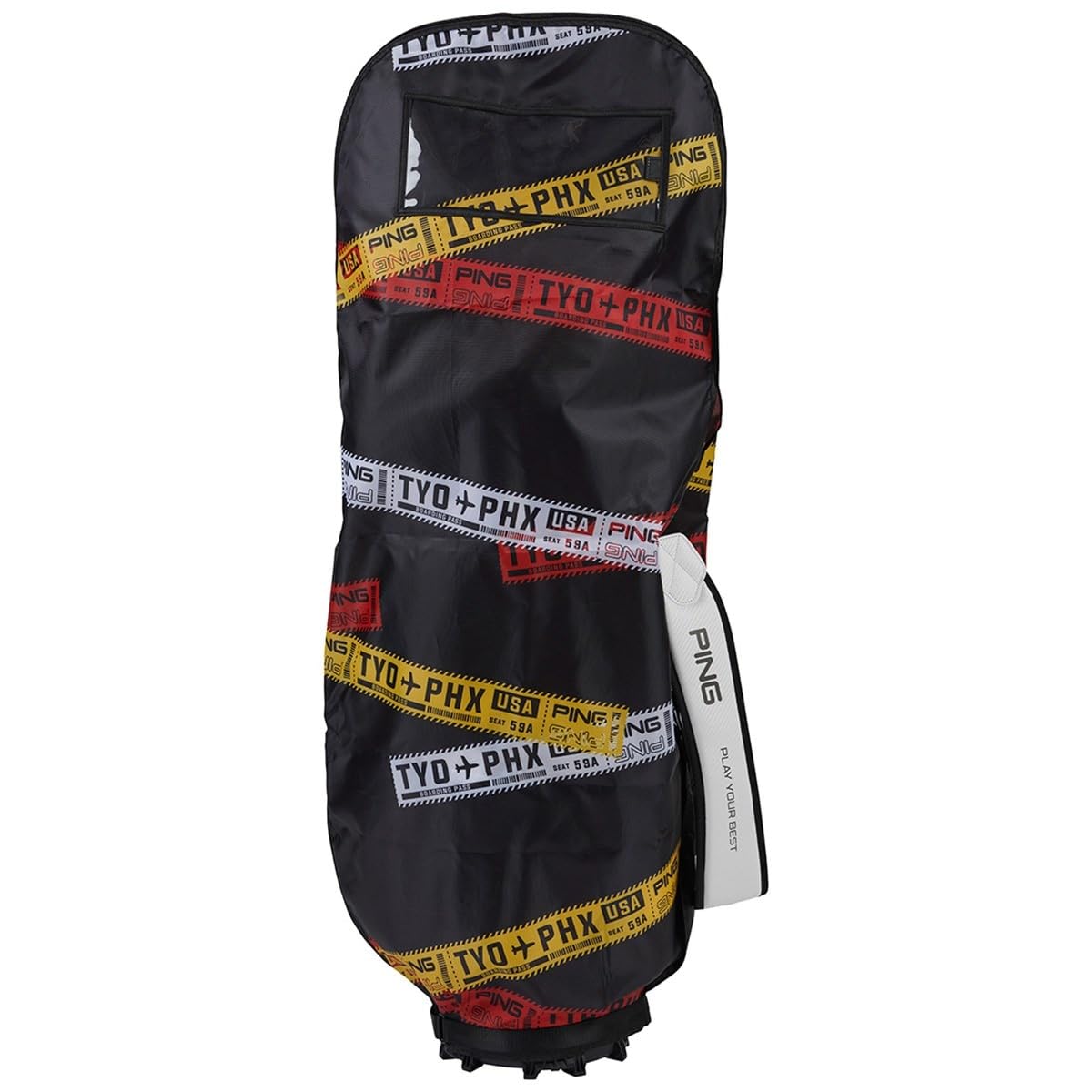 PING ピン トラベルカバー GB-F2501 ブラック Amazon | PING ピン GB-F2501 トラベルカバー ゴルフ 2025年モデル