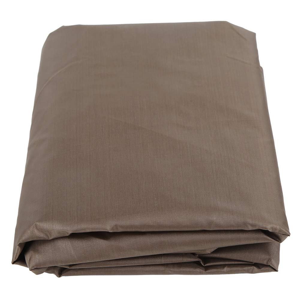 Focket Cojín para Asiento de Columpio, 150 x 150 x 10 cm, Tela Impermeable, Funda de cojín para Asiento de Columpio de 3 plazas, Buena Permeabilidad al Gas, para Patio y jardín (marrón)