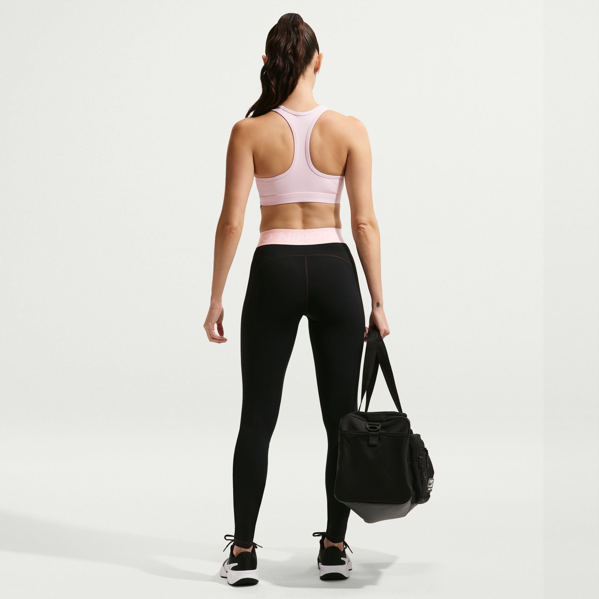 NIKE Nike Pro Leggings In Voller Länge Mit Mittelhohem Bund Für Damen - Leginsy Kobiety