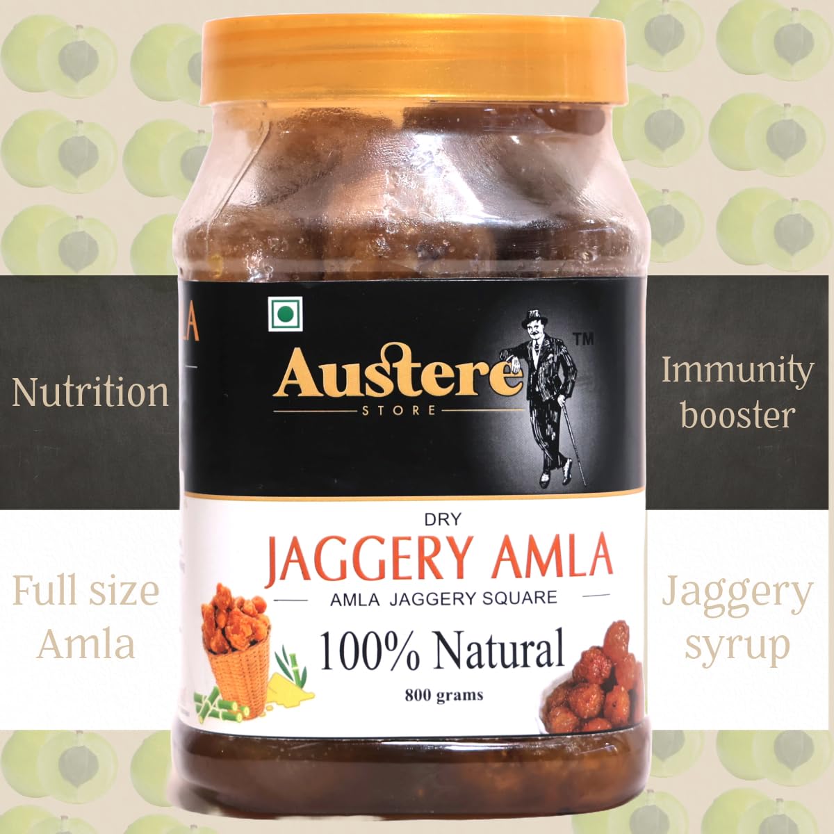 Austere Store | Amla murabba Jaggery | Hand Made Taste | Healthy and Taste murabba (B0C8J1J8FV) Amazon Price History, Amazon Price Tracker