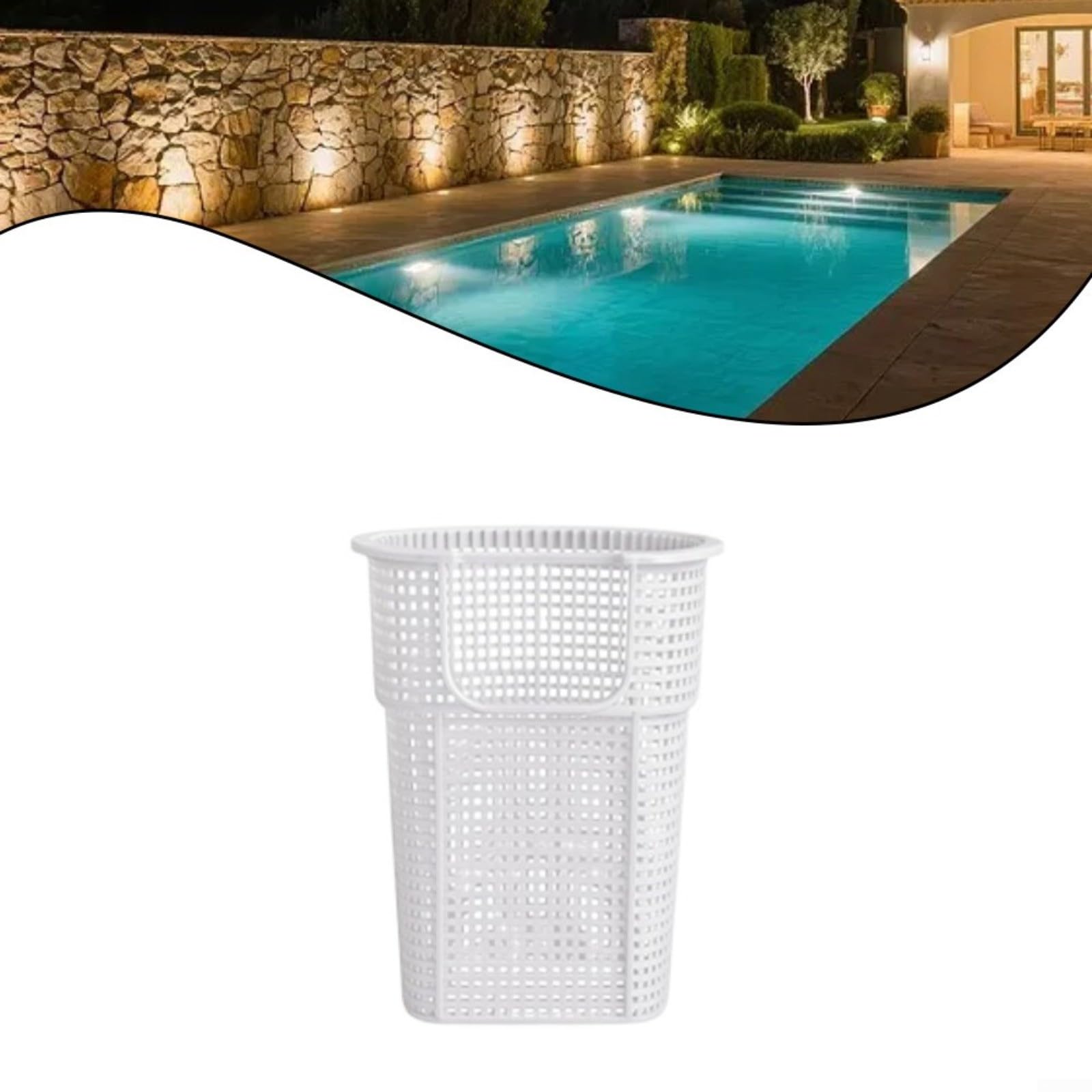 Para cesta de piscina Hayward Spx1500Lx, colador de plástico de alto impacto para Power-Flo, para Power-Flo Ii, Easy-Clear, Sp1575Lx, Sp1580, captura desechos para