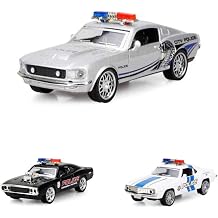 Maxx Wheels S00002109 Amerikan Polis Model Araba, 12 cm