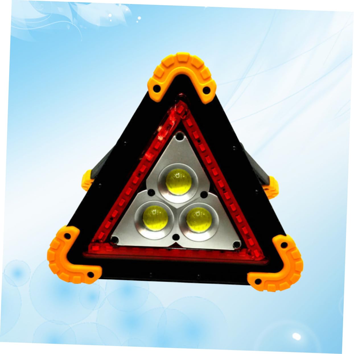 Balise de Sécurité Triangulaire LED Cob Étanche pour Voiture
