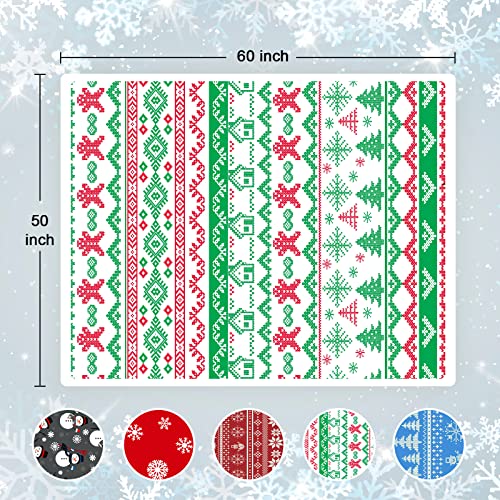 Touchat Sherpa Christmas Throw Blanket, Fuzzy Fluffy Soft Cozy Blanket, Fleece Flannel Plush Microfiber Blanket For Couch Bed Sofa (50" X 60", Christmas Tree) #TOP6