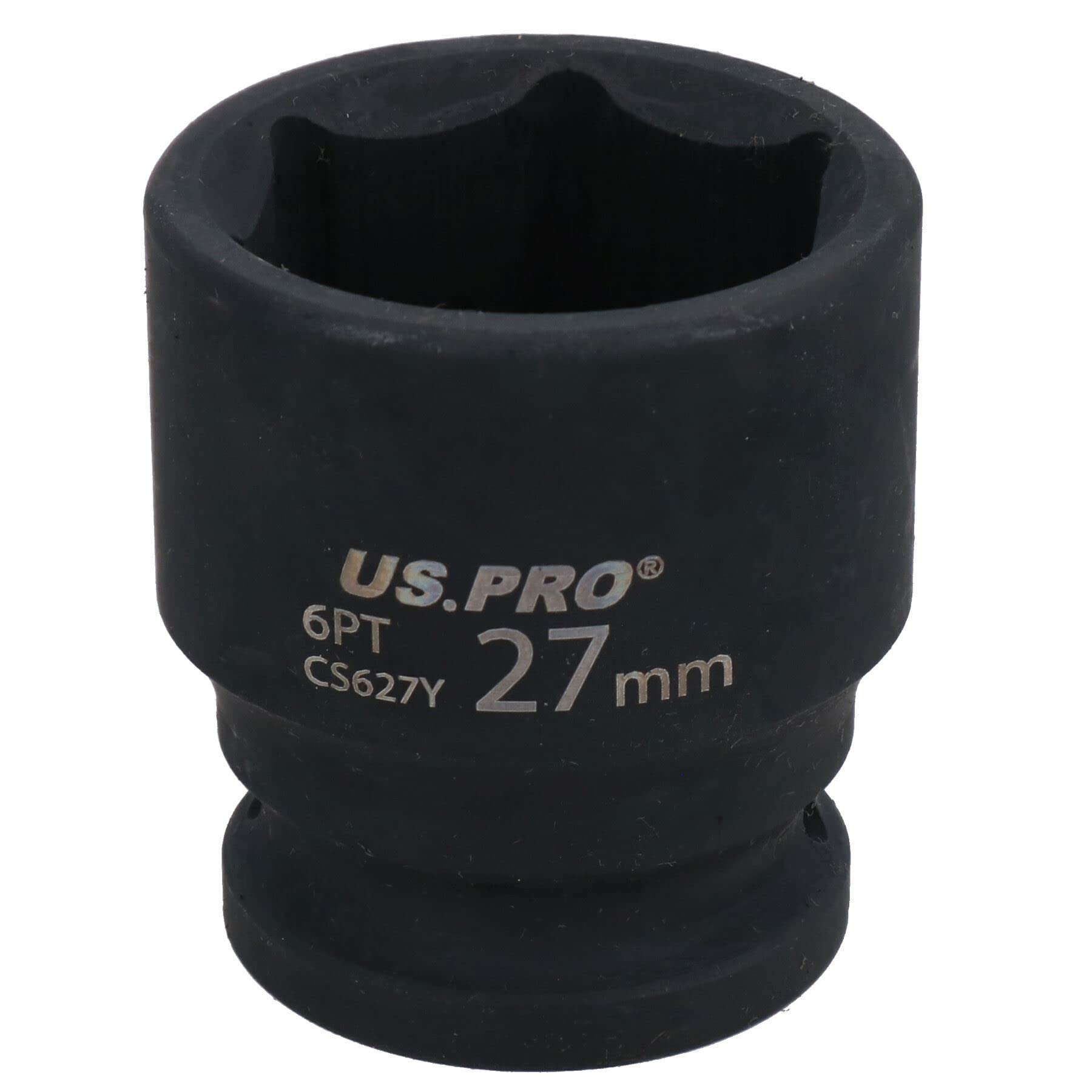 Ab Tools 27Mm Metric Shallow Impact Impacted European Style Socket 1/2" Drive 6 Sided