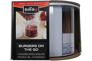 Tupperware Burger Press, 12 Piece Non-Stick 8-Layer Plastic Disc Hamburger Patty Press Set