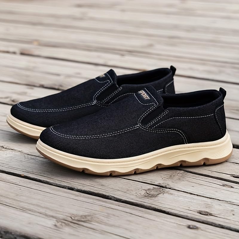 Men's Fashion Slip-On Sneakers, All-Season Casual Sports Shoes Men‘s Loafersfor Daily & Outdoor2