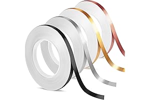 Nuanchu 1/4 inch Gold Metallic Tape - The Gilded Touch for Your Creative Explorations