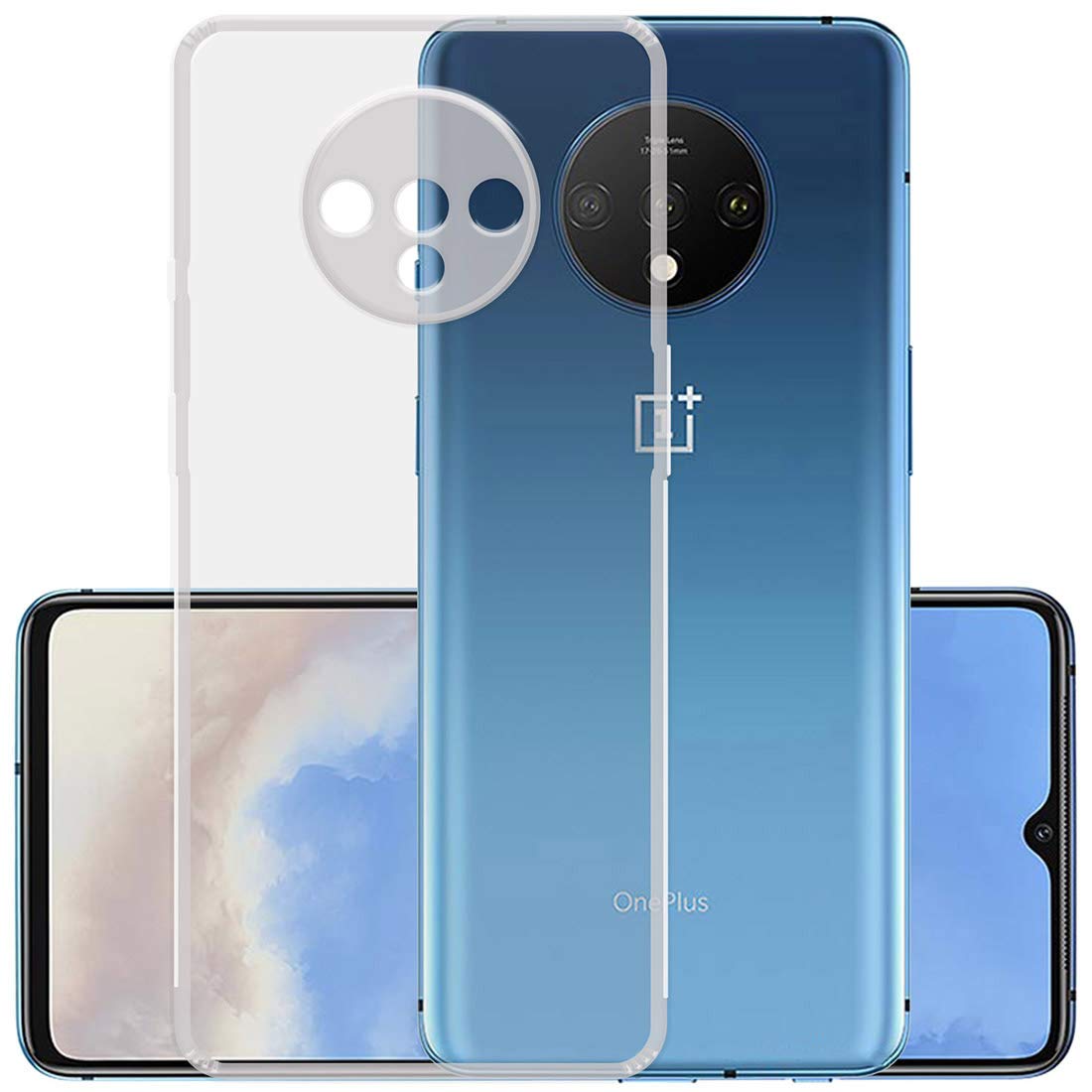 Amazon Brand - Solimo Back Cover for OnePlus 7T (Silicon, Plastic | Transparent) (B083PB2J86) Amazon Price History, Amazon Price Tracker