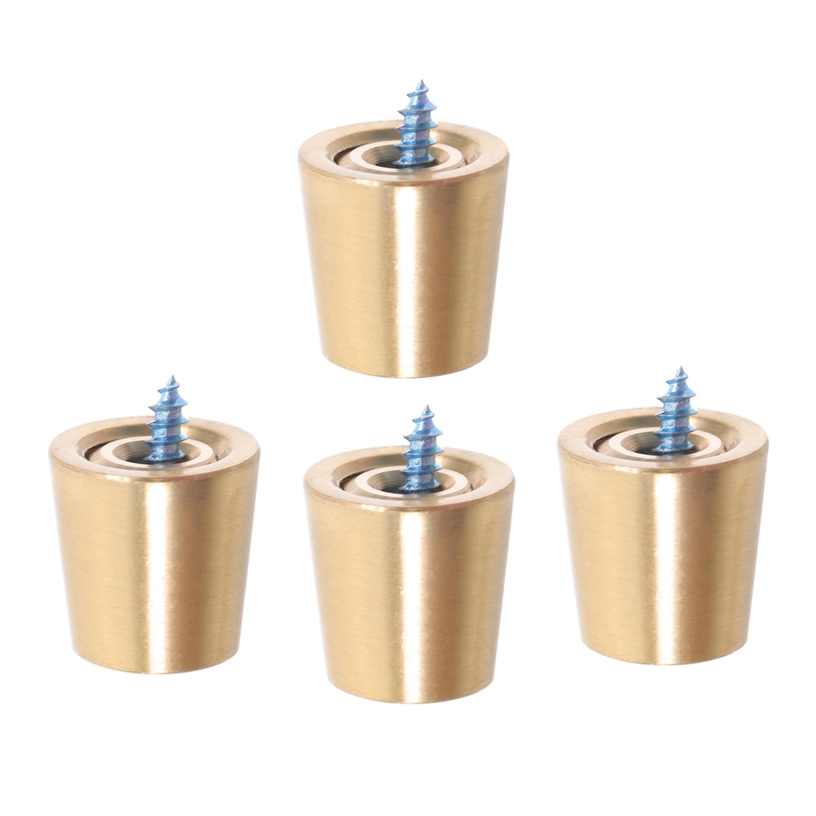 COHEALI DIY Metal Lamp Holder Feet 4pcs Table Lamp Base Pads Stand Risers Conical