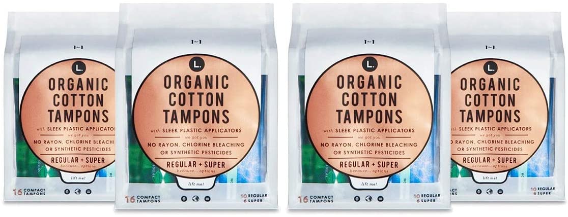 Amazon.com: L. Organic Cotton Tampons with BPA-Free Applicators