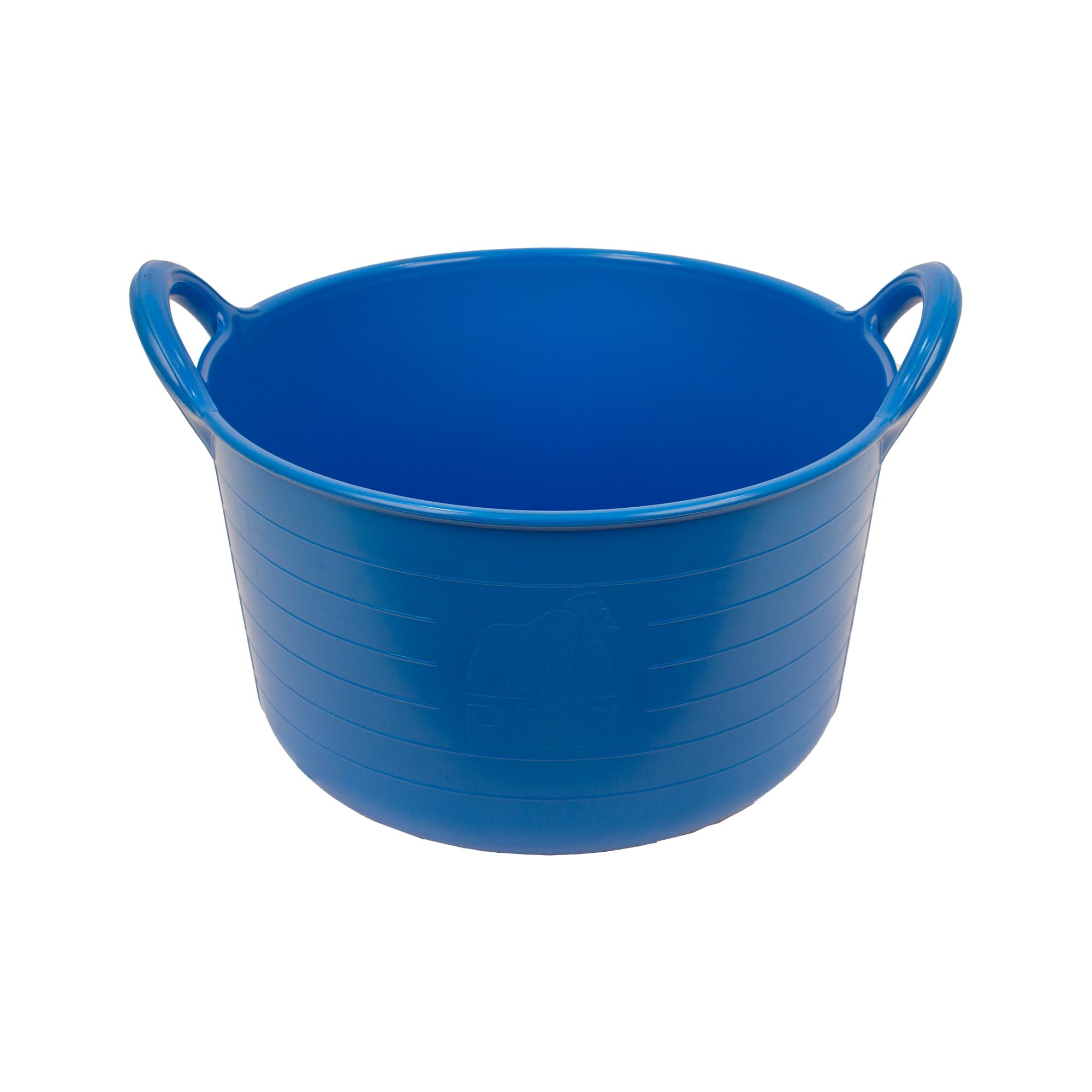 Red Gorilla Blue Gorilla Plas 2 Handled Power Tub 30L Flexible 2-Handles Eco Friendly Tub Durable Heavy Duty Weather Resistant Lightweight Suitable For Home Diy Builders Gardening Or Storage (Blue)