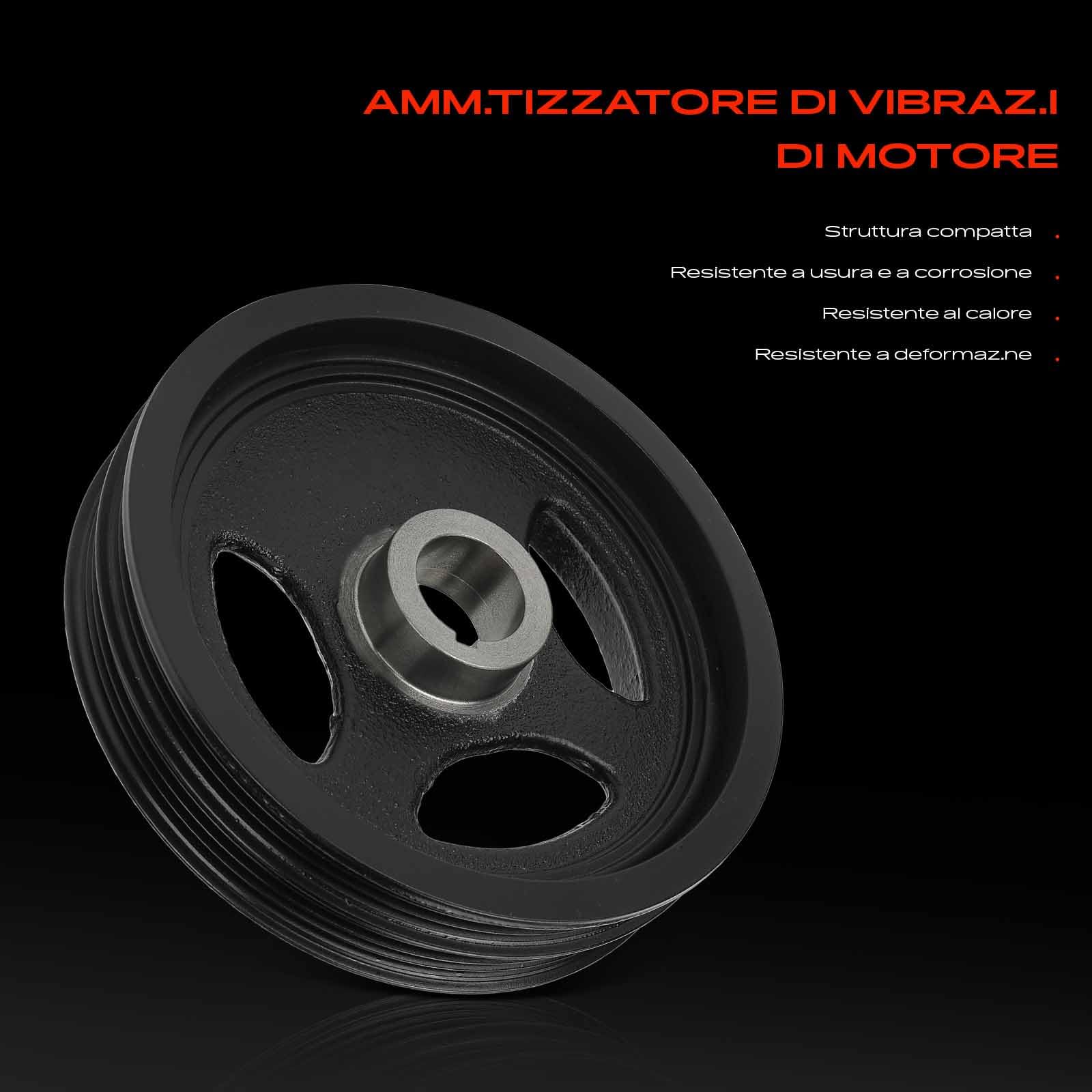 Frankberg Puleggia dell'albero motore 123035284R | Compatibile con: S.a.n.d.e.r.o III, Twingo III BCA BCM, Clio V B7