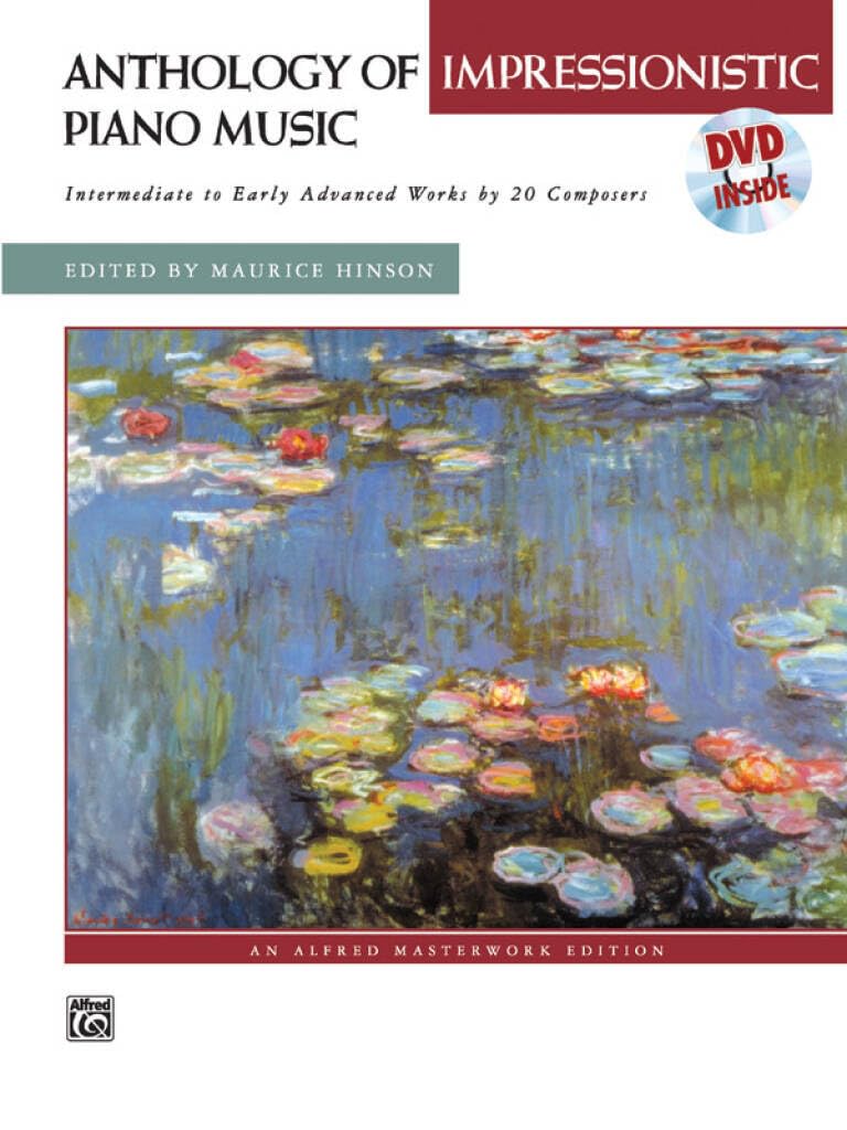 Livre de musique avec DVD Hinson Anthology of Impressionistic Piano Music