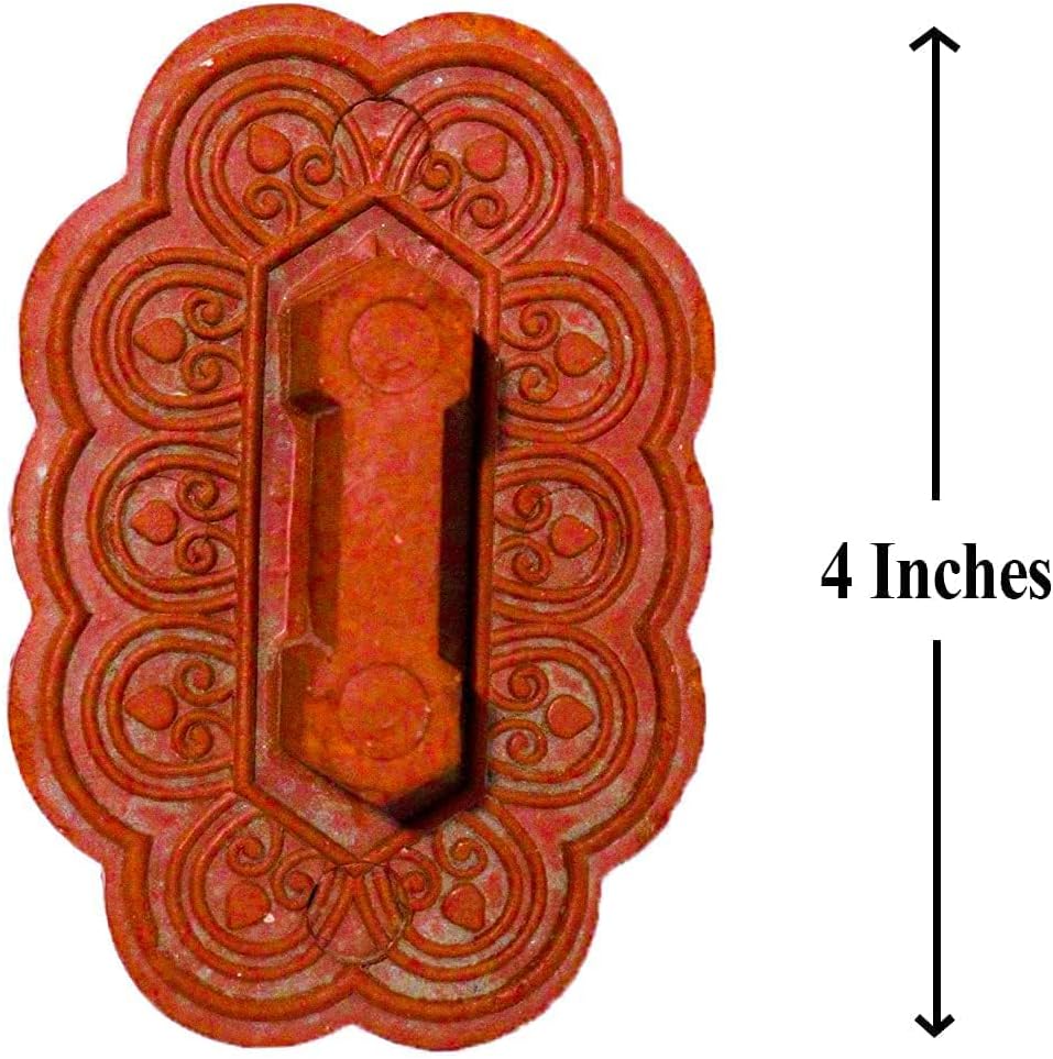 Natural Pumice Stone Foot Scrubber Handmade Organic mitti Eco Friendly Round Shape Earthan Foot Scrubber – Cracks, Dead Skin Remover Women Men Unisex Foot/Toe Heel Filer Scraper (2 Piece)_sb