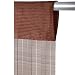 Produktbild Arsvita Fadenvorhang mit Stangendurchzug, individuell kürzbare Gardine, moderner und eleganter Dekorationsartikel in vielen Farben und Ausführungen (B90xL250 cm/braun - Schokobraun)