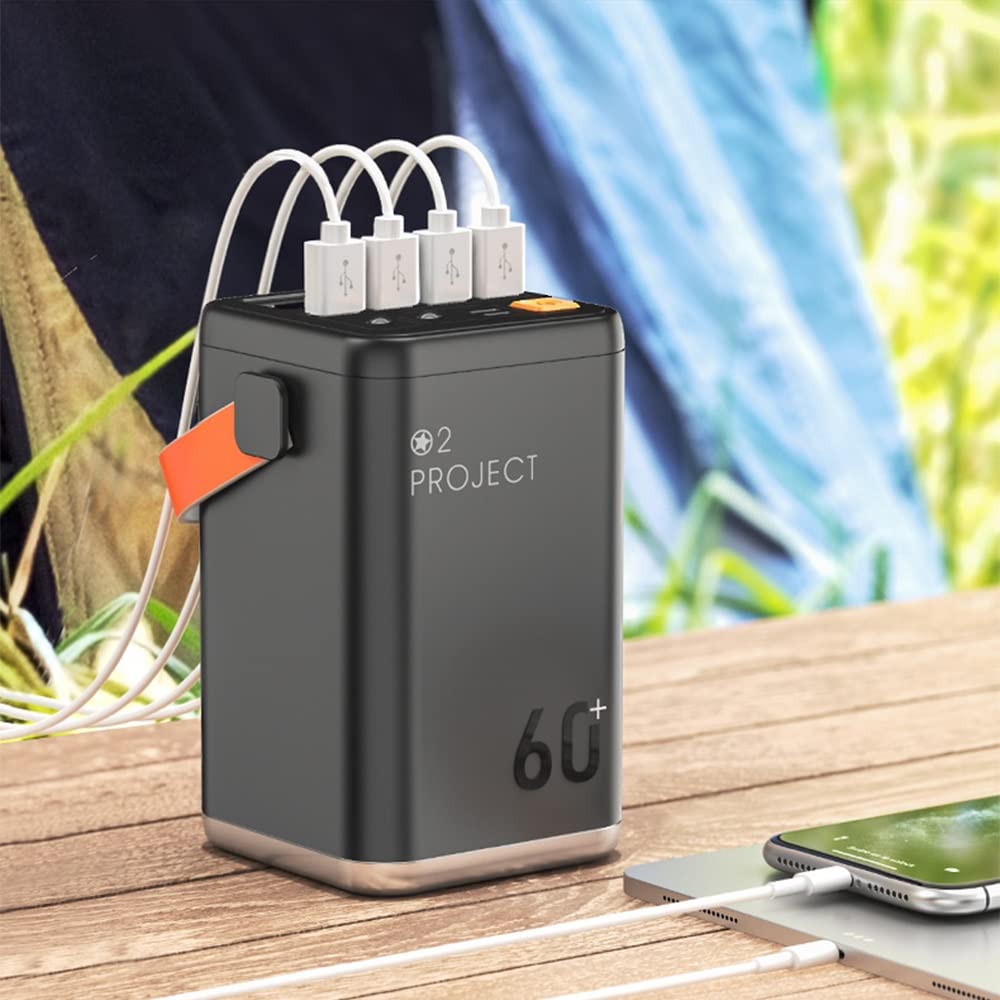 Essager 65W Fast Charge Autolader met Digitaal Display USB/USB-C Zwart