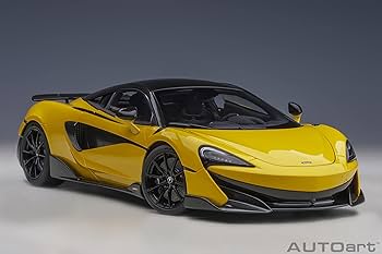 Amazon.com: Autoart Mclaren 600LT Sicilian Yellow and Carbon
