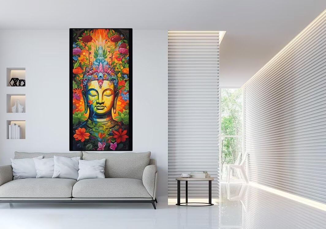 Peinture diamant 5d carrée grand format 80x160cm pour art mural haut de gamme - 8