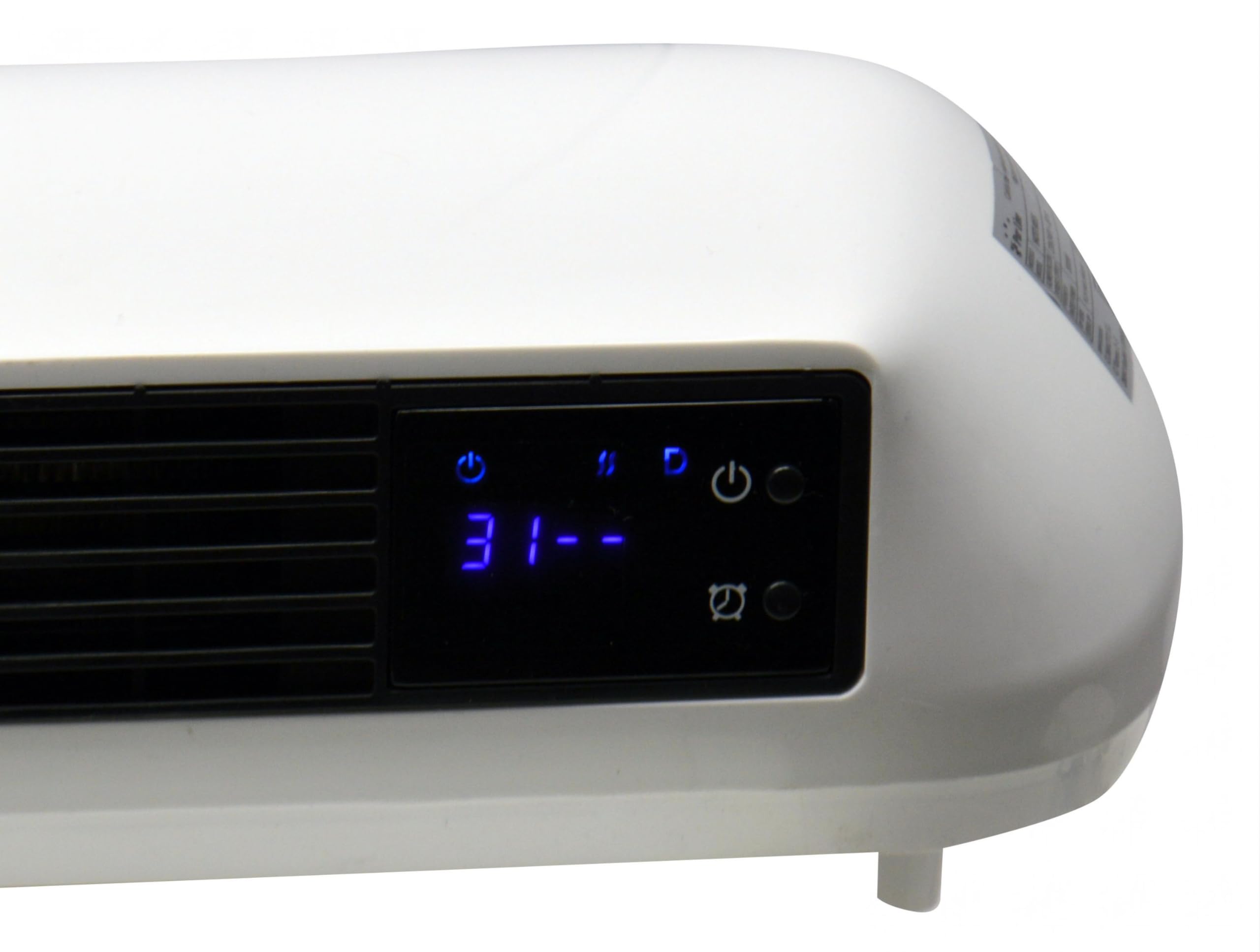 PUR LINE | Riscaldatore split da parete in ceramica da 2000 W con telecomando, tecnologia a risparmio energetico e design moderno - Riscaldatore con telecomando da 2000 W