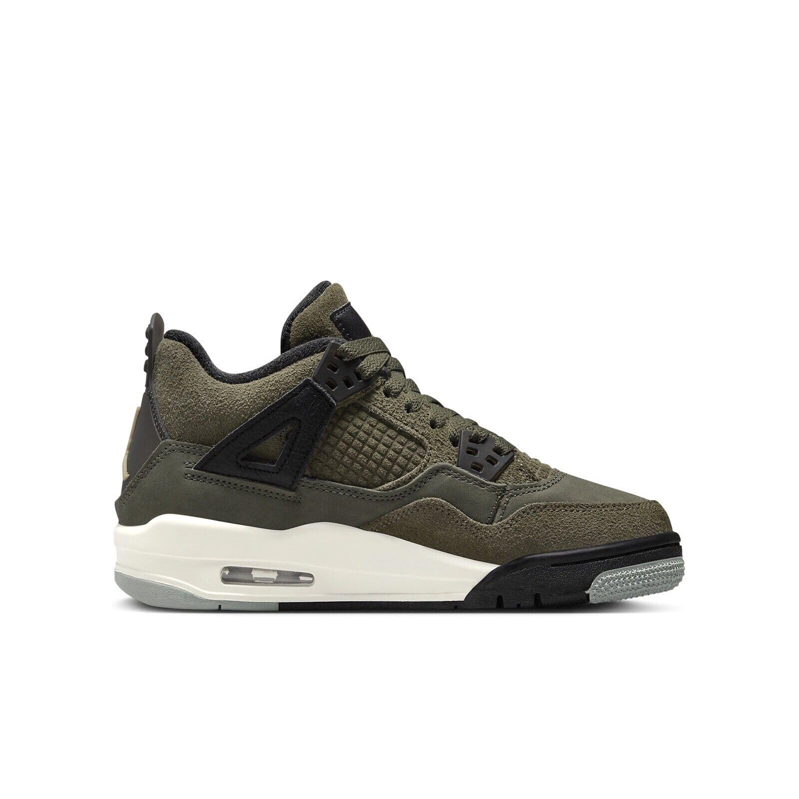 Jordan Big Kid's 4 Retro SE Craft Medium Olive/Pale Vanilla (FB9928 200) - 3.5