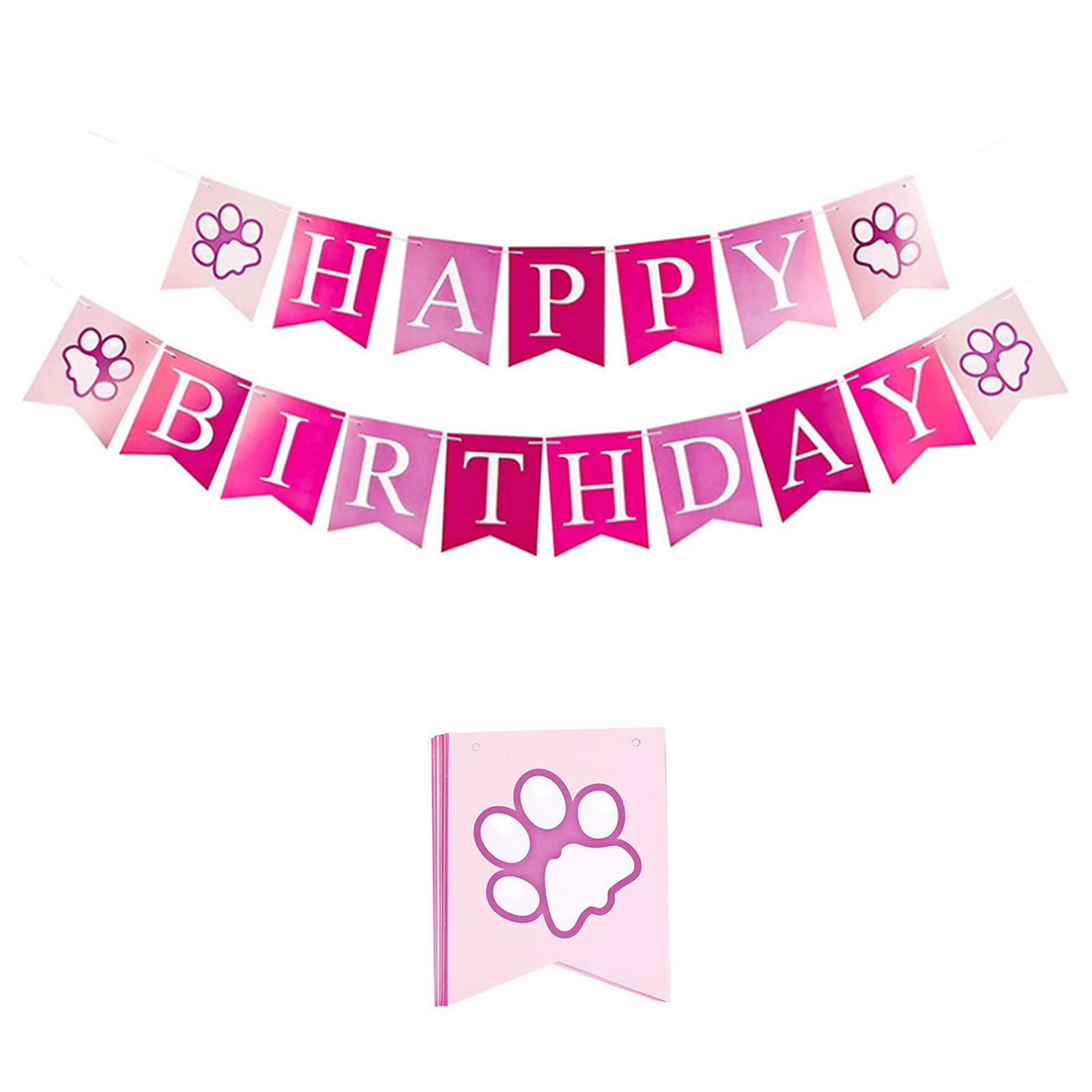 Hunde-Halstuch "Happy Birthday Dad" – Verstellbar, Weich, Für Geburtstagsfotos & Partys
