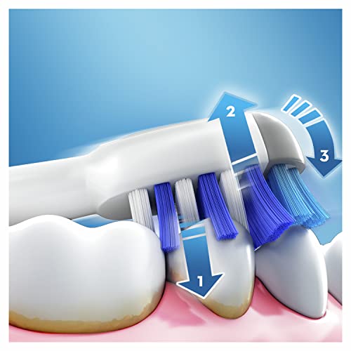 Oral-B Pro Elektrische Zahnbürste, wiederaufladbar, 80301360, Blau, Norme – Ansicht 2