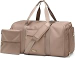 Convertible 2-in-1 Sacs de vêtements pour le voyage, Femmes Hommes Porter sur sac de vêtements avec compartiment de chaussures, Sac de costume suspendu, 48L, noir