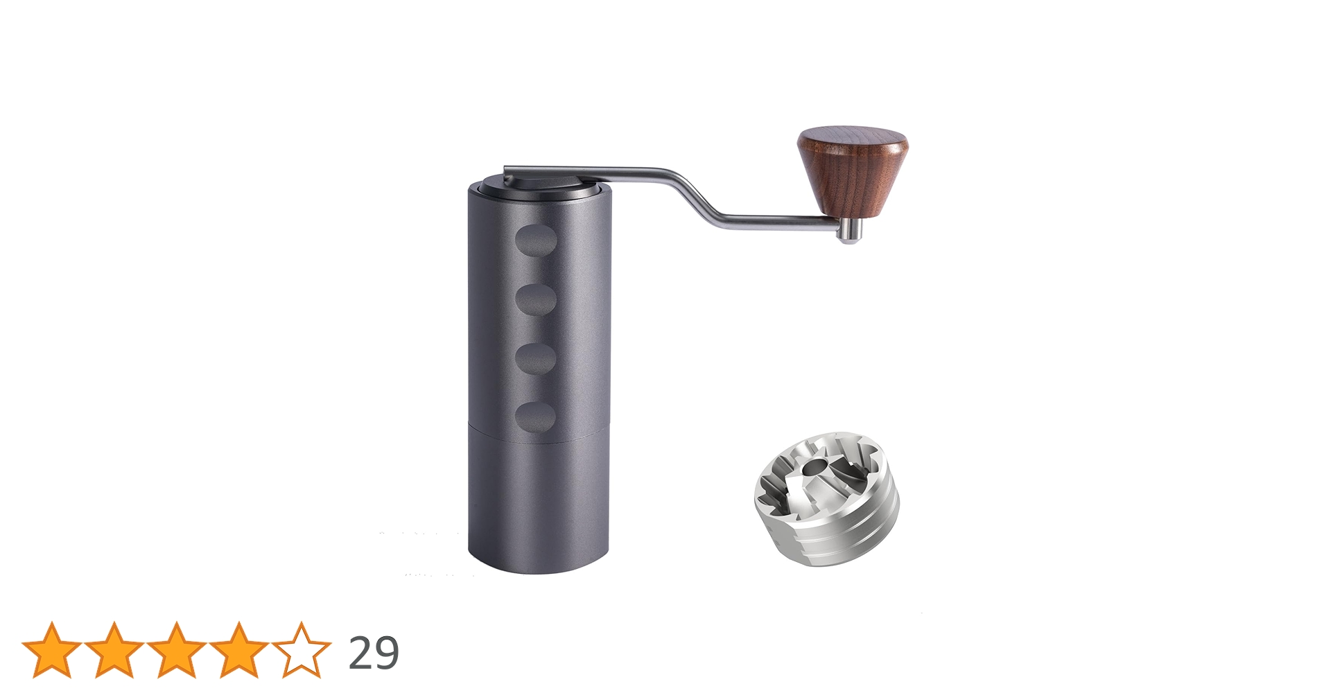 MoMansion 手挽きコーヒーミル 手動式 コーヒーグラインダー 粗さ調整可 61XWCGM0EpL.jpg_BO30,255,255,