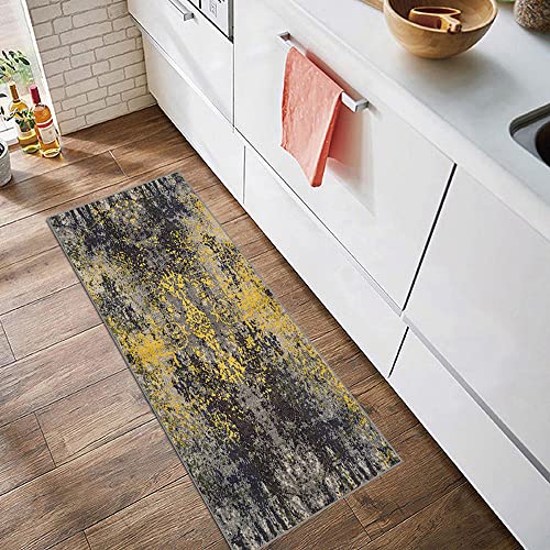Alfombras de pasillo para proteger el suelo con base de goma lavable 5