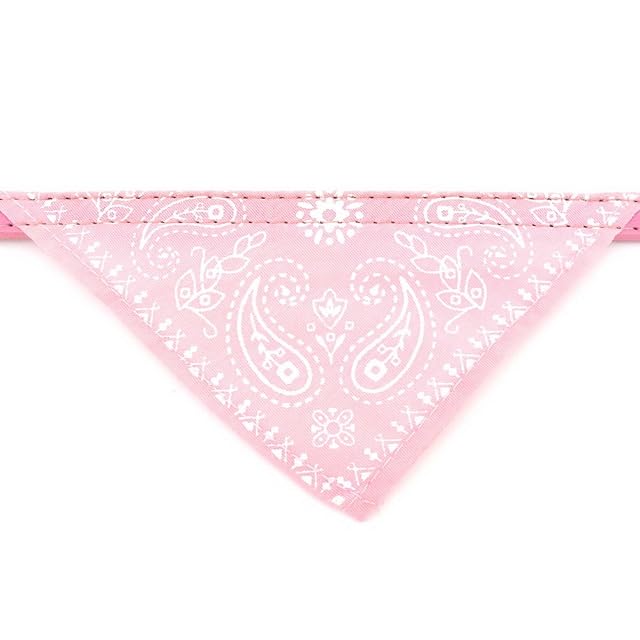 Foto 2 de 6 de ZUNEA Collar para perro o gato pequeño con diseño triangular, pañuelo ajustable, estampado para cachorros