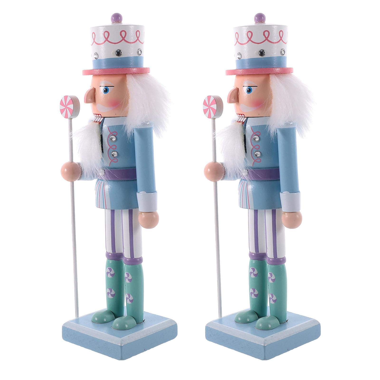 Casse-Noisette Soldat en Bois Noël : Ornement de Table Traditionnel et Statuette Décorative