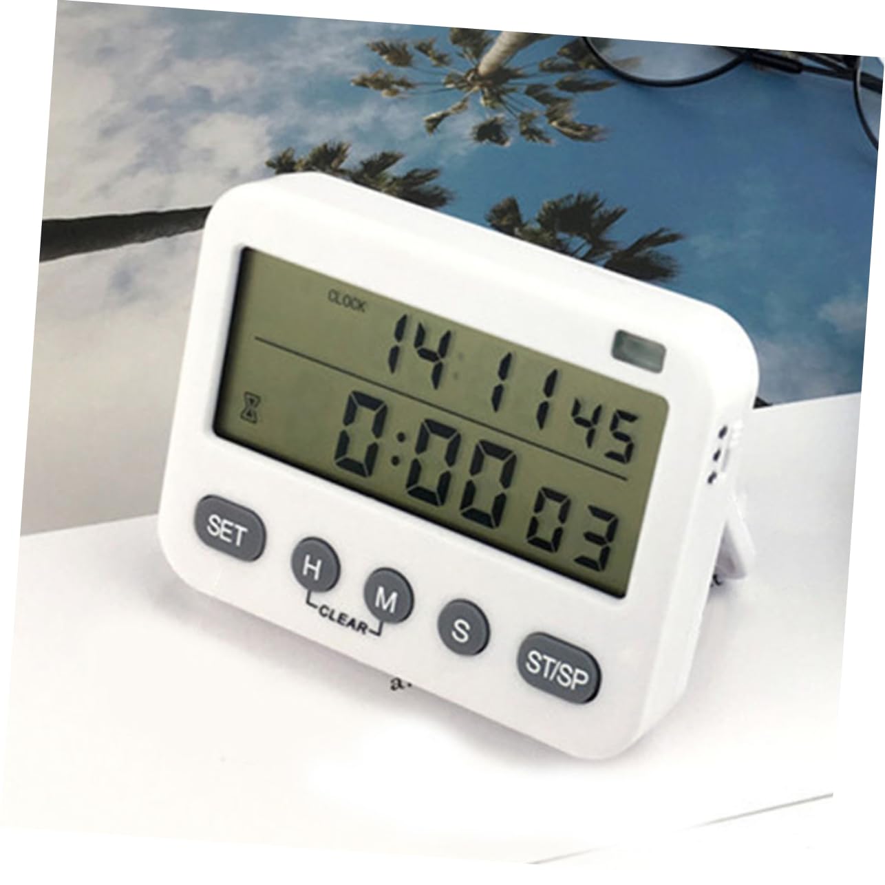 Timer Da Cucina Digitale A Doppio Schermo Conto Alla Rovescia/allarme Sonoro Dispositivo Di Cronometraggio Magnetico Da Laboratorio Batteria Necessaria