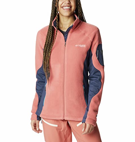 Image of Columbia Women's Titan Pass 2.0 II Fleece (AR1351 Dark Coral, Nocturnal S)