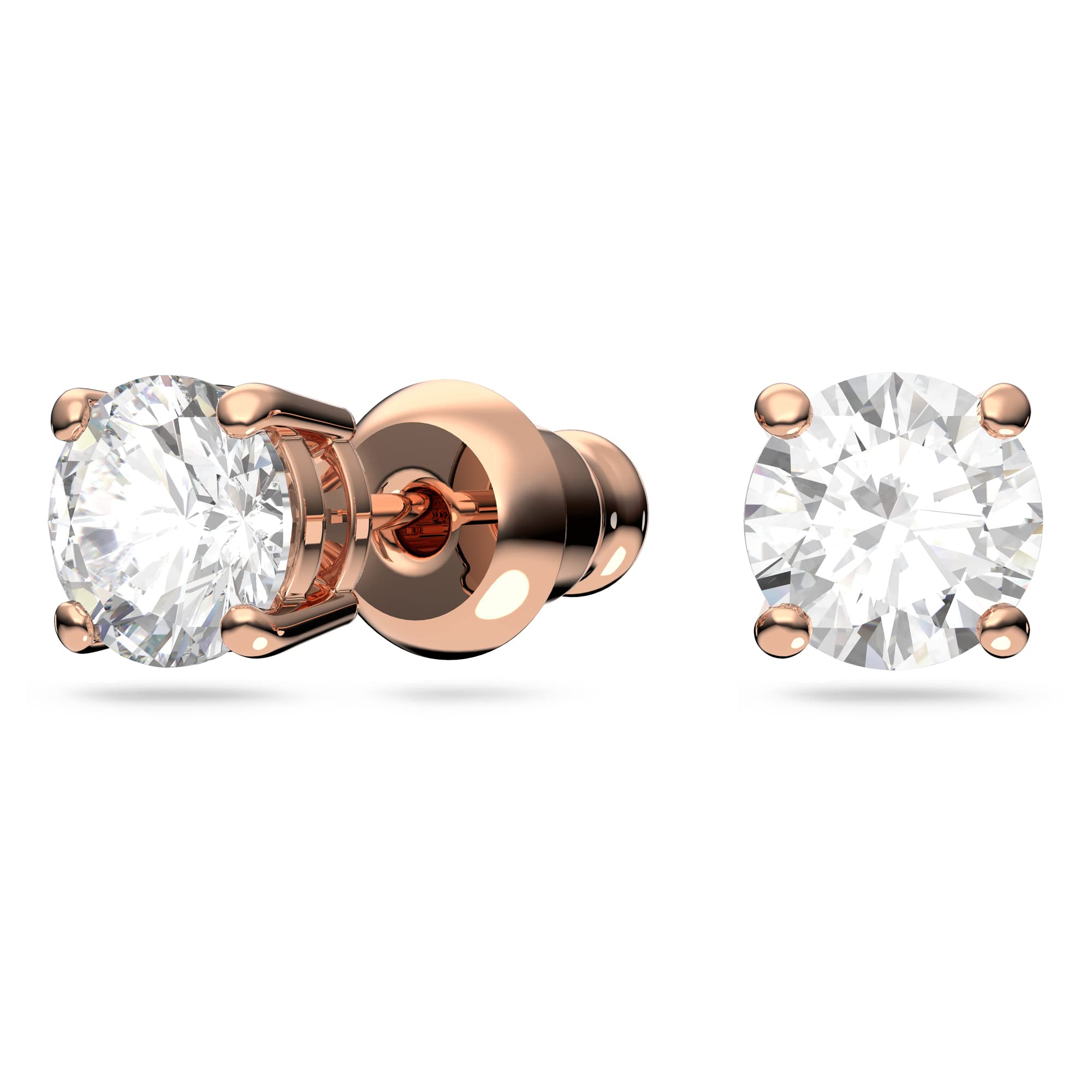 Swarovski Stella Set, rose Vergoldete Halskette und Ohrringe mit Strahlenden Swarovski Kristallen