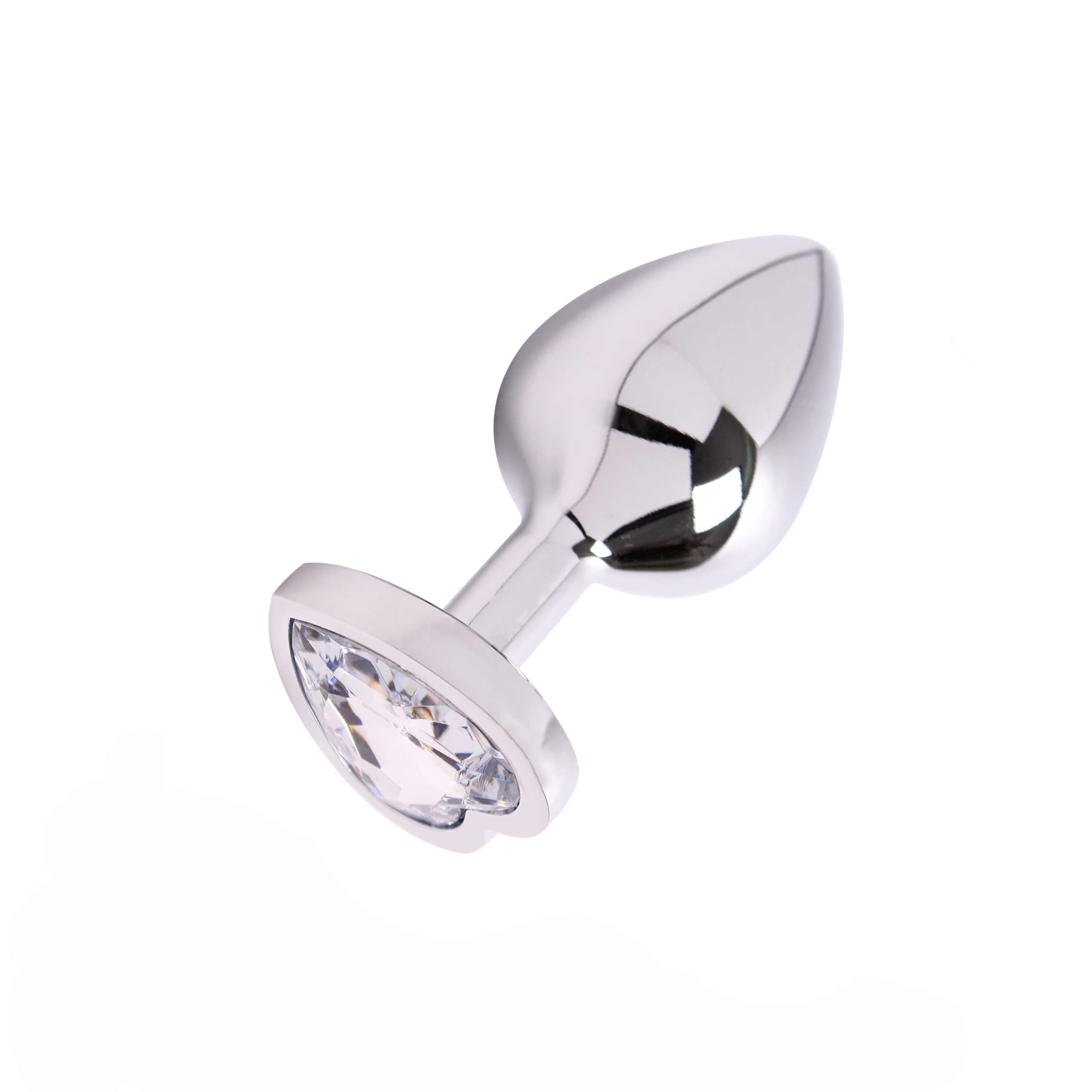 Heart Shaped Anal Trainer Jewel Butt Plug G Spot Stainless Steel Personal Massager Butt Plug for Women Men