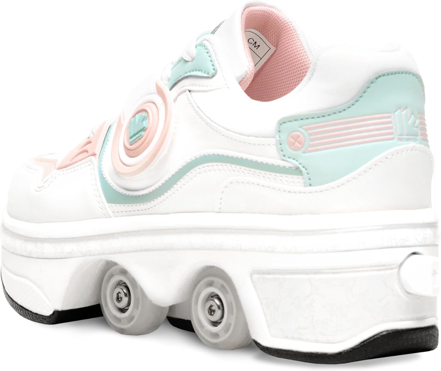 Roller Skates for Women - Retractable Roller Shoes 2-in-1 for Indoor & Outdoor Skating with Adjustable Wheels