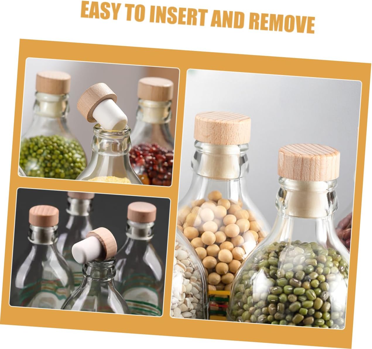 Alipis 24pcs Shaped Wine Stopper High Molecular Laboratory Bottle Sealing for Wine Beer Chemical Storage Efficient Airtight Seal