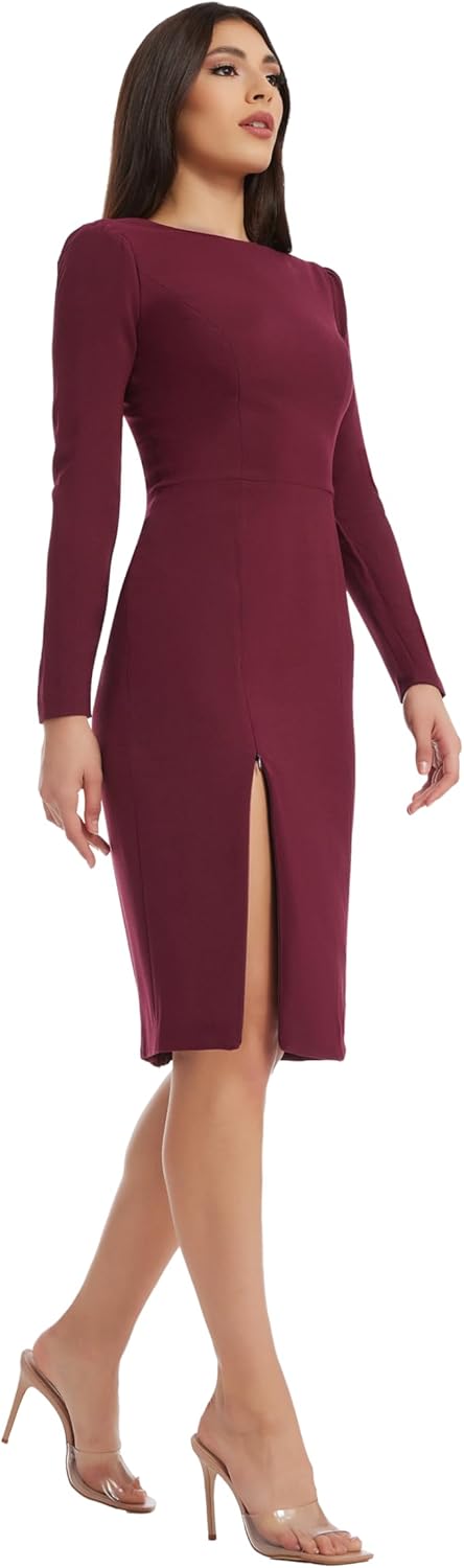 Dress the Population Womens Nadia Bodycon Midi Dress - Image 3