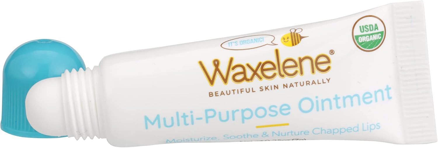 Waxelene Multi-Purpose Ointment, Organic, Travel Jar, Travel Tube, Lip Tube