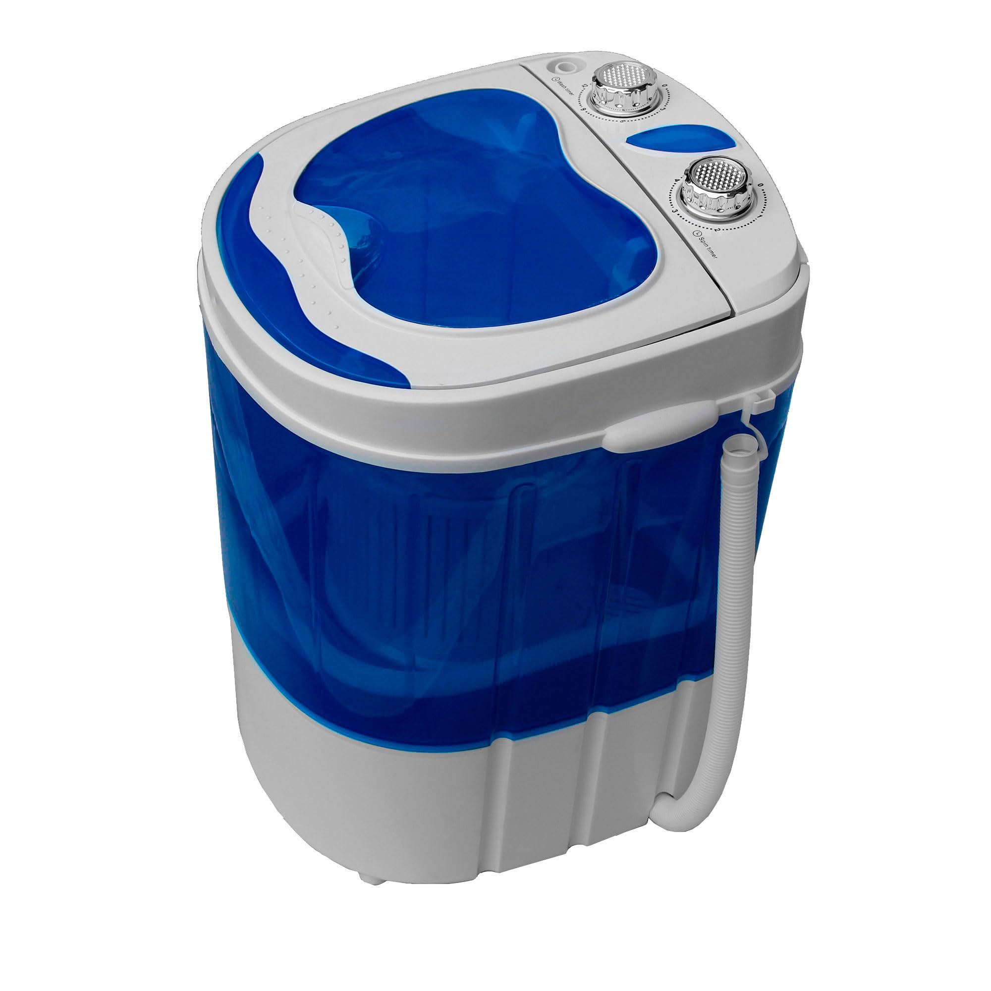 Briebe Camp Mini Lavatrice Portatile Con Centrifuga, Campeggio, Capacità Abbigliamento 3Kg, Ideale Viaggi e Camper, Carico Superiore, Basso Consumo Acqua ed Energia, WM1111