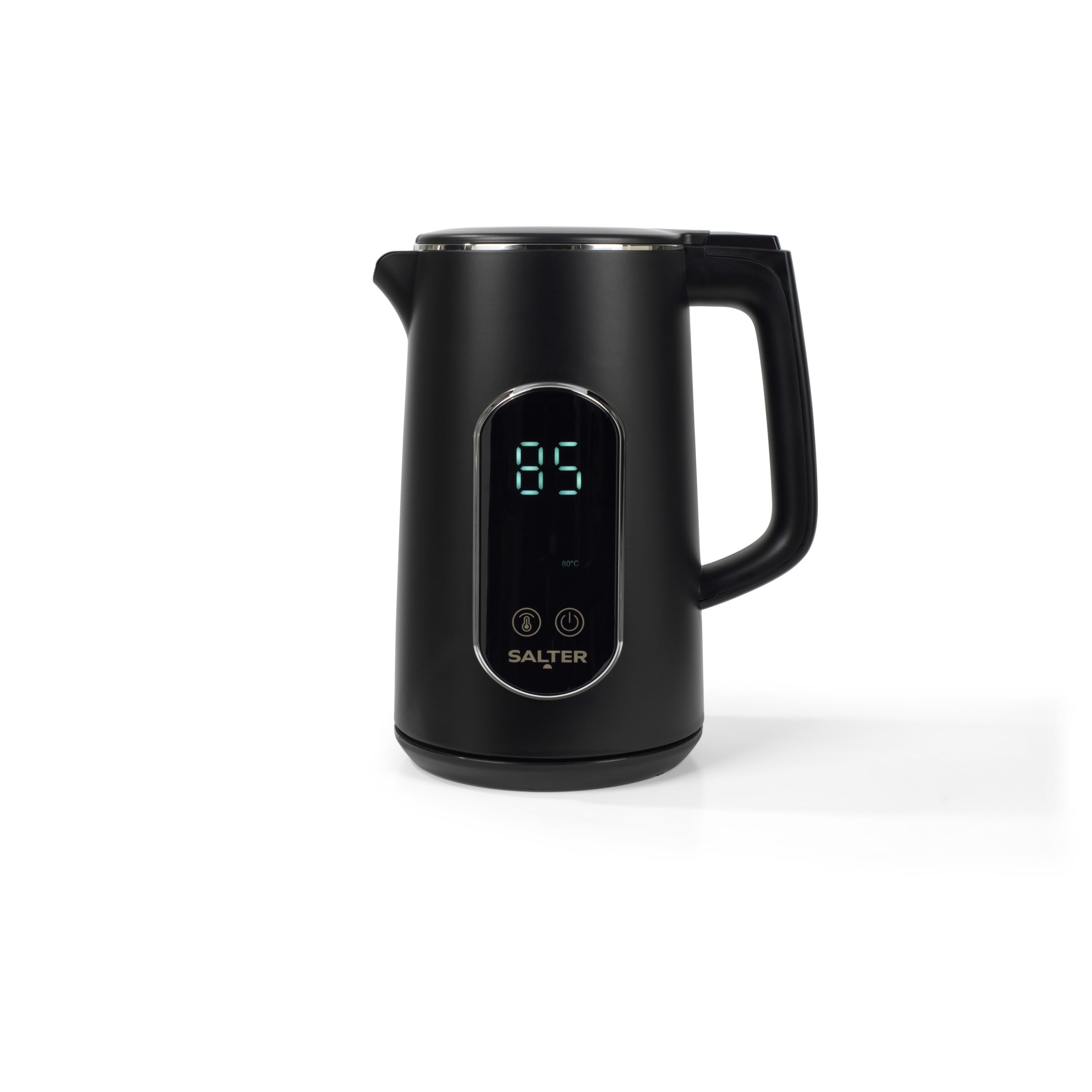 Salter Temp Rite Digital Kettle – LED Touch-Screen Display, Variable Temperature Control, Double-Walled for Heat Retention, 2 Hour Keep-Warm, 1.7L, 3000W, Coordinated Toaster Available