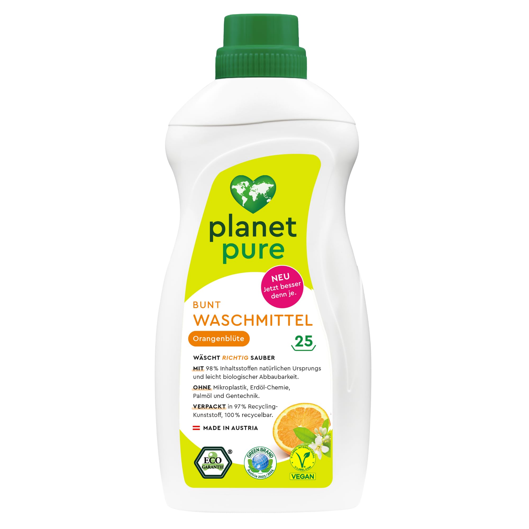 Planet Pure Środek Piorący, Biały, 1 Litr