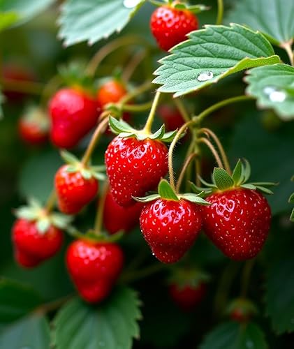 Semillas dulces de fresa silvestre para plantar Fragaria Vesca Fraisier des Bois unas 100 semillas