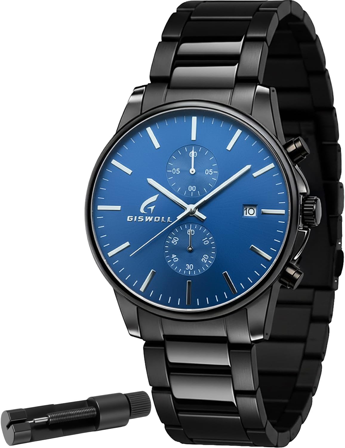 Stylish Stainless Steel Chronograph Watches for Men with a