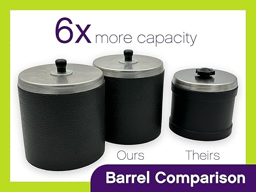 Miniatura 4 de WireJewelry Pro-Series - Kit de vaso de roca de doble barril, incluye 3 libras de piedras preciosas de The World Stone Mix y 2 lotes de grano