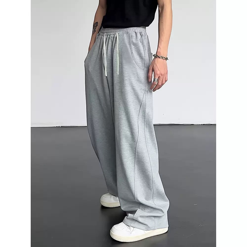 FCOOLYEET Ens Y2k Sweatpants Baggy Track Pants Streetwear Pants Harajuku Joggers Wide Leg