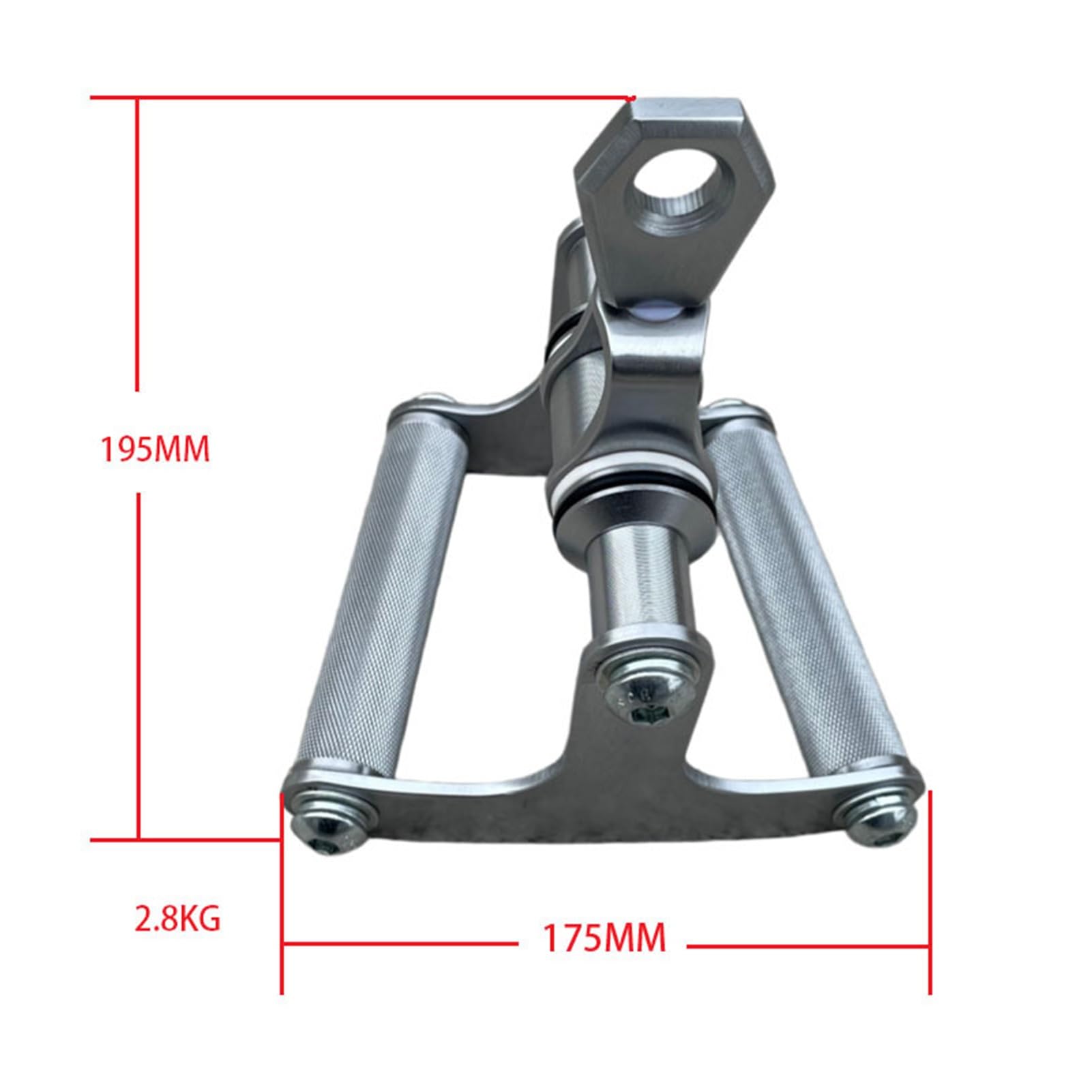 DYK&NX Barras para Máquina de Poleas, Mango Paralelo Poleas Gimnasio Agarres Poleas | Asa de tríceps robusta Construcción de metal Control de agarre profundo